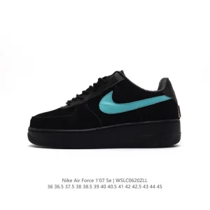 Nike Air Force 1 '07 Low White Leather Casual Sneakers