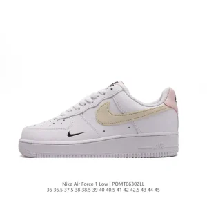 Nike Air Force 1 '07 Low White Leather Casual Sneakers