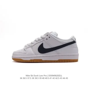 Nike SB Dunk Low Pro Men's Women's Skateboarding Shoes Vintage Leather