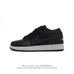 Jordan Air Jordan 1 Low Retro DC077 Leather Basketball Shoes