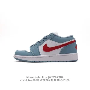 Jordan Air Jordan 1 Low Retro Basketball Shoes White Black Red
