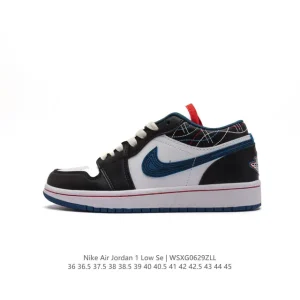Jordan Air AJ1 Low Retro Basketball Shoes with Air Cushion