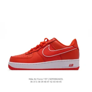 Nike Air Force 1 '07 Low DV0788 White Leather Casual Sneakers