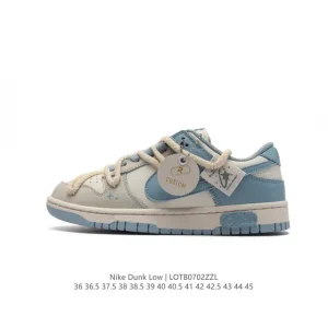 Nike SB Dunk Low Pro DD1503 Vintage Leather Skateboarding Shoes for Men and Women