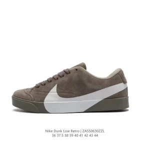 Nike Blazer City Low LX 2024 White Leather Casual Shoes for Men and Women
