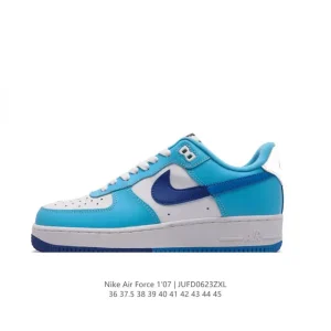 Nike Air Force 1 '07 Low White Leather Casual Sneakers