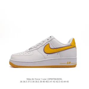 Nike Air Force 1 '07 Low White Leather Casual Sneakers