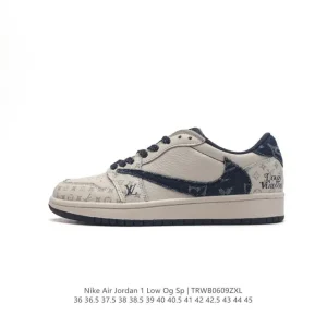 Nike Air Jordan 1 Low OG SP Military Blue Reverse Swoosh