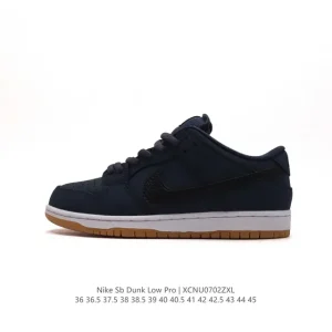 Nike SB Dunk Low Pro Vintage Leather Skate Shoes for Men and Women