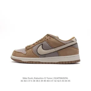 Nike SB Dunk Low Steamboy OST Otomo Katsuhiro Collaboration Mocha Suede Sneakers