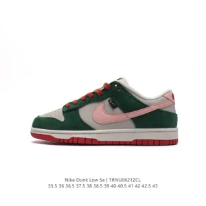 Nike Dunk Low Retro Leather Vintage Skate Shoes