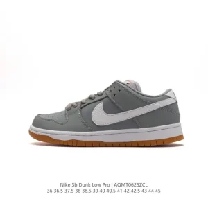 Nike SB Dunk Low Pro DV5464-002 Vintage Leather Skate Shoes for Men and Women