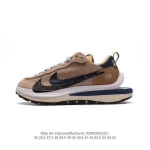 Nike Sacai VaporWaffle DD1875 Sneakers with Layered Sole and Dual Tongue
