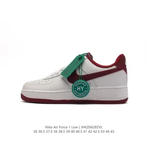 Nike Air Force 1 '07 Low White Leather Casual Sneakers