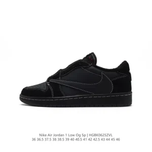 Jordan Military Blue Low OG SP Reverse Swoosh AJ1 Retro Basketball Shoes