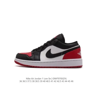 Jordan AJ1 Low Retro Basketball Shoes with Air Cushioning