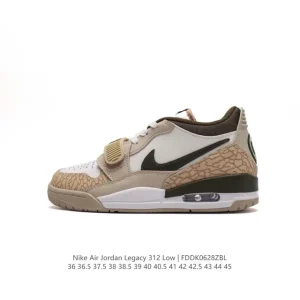 Jordan Legacy 312 Low Men's Basketball Shoes Black White