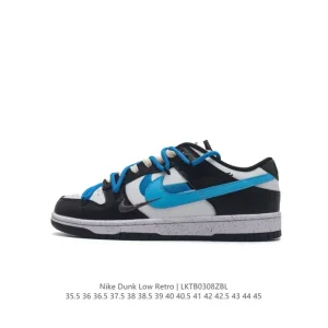 Nike Dunk Low Retro Basketball Shoes Vintage Leather Skateboarding
