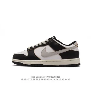Nike SB Dunk Low Pro FD8775-001 Vintage Leather Skateboarding Shoes