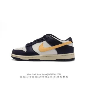 Nike SB Dunk Low Pro FV8106-181 Vintage Leather Skate Shoes for Men and Women