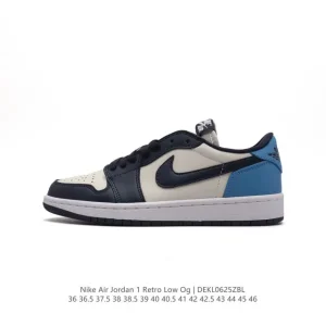 Jordan Air 1 Low Retro Classic Leather Basketball Shoes