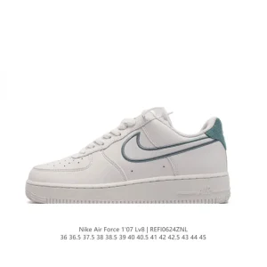 Nike Air Force 1 07 Low White Leather Sneakers