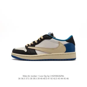 Nike Air Jordan 1 Low OG SP Military Blue Reverse Swoosh