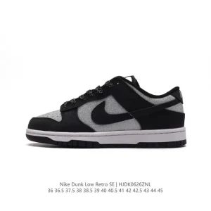 Nike Dunk Low Black Starry Reflective Edition Sneakers for Men and Women