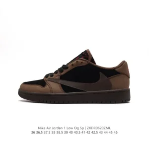 Jordan AJ1 Low OG SP Military Blue Reverse Swoosh Retro Basketball Shoe