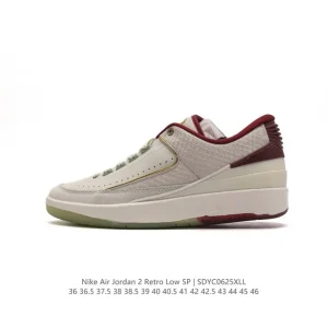 Nike Jordan Air 2 Retro SP DV9956-118 White Red Basketball Shoes