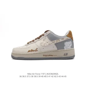 Nike Air Force 1 07 Low CW2288-111 White Leather Sneakers