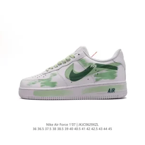 Nike Air Force 1 Low 07 CW2288-111 White Leather Casual Sneakers