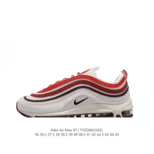 Nike Air Max 97 Low Top Running Shoes with Visible Air Cushion