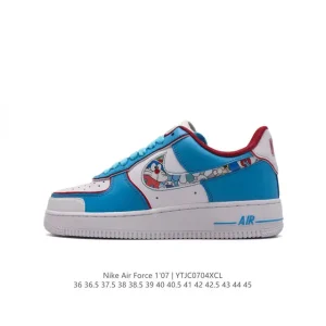 Nike Air Force 1 '07 Low Doraemon Thick Sole Sneakers