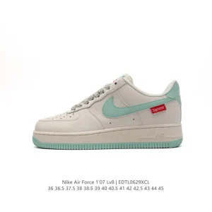 Nike Air Force 1 07 Low White Leather Sneakers for Men and Women