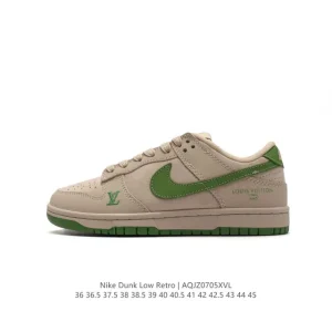 Nike Dunk Low Retro Louis Vuitton Collaboration Vintage Basketball Skateboarding Shoes