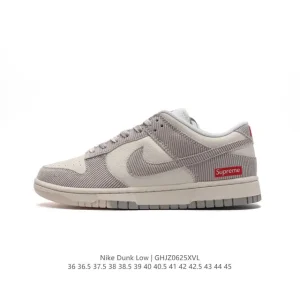 Nike Dunk Low Retro Vintage Leather Court Shoes for Men and Women