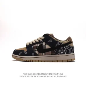 Nike SB Dunk Low Zoom Air Skateboarding Shoes White Black DN1431-103