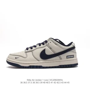 Jordan AJ1 Low Retro Basketball Shoes with Air Cushion