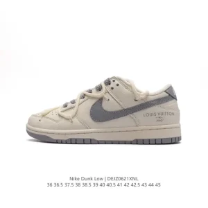 Off-White x Nike Dunk Low Custom Exclusive Design Limited Edition Sneakers