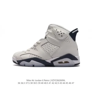 Nike Air Jordan 6 Retro Low PSG Men Women Sneakers Paris Saint-Germain Edition