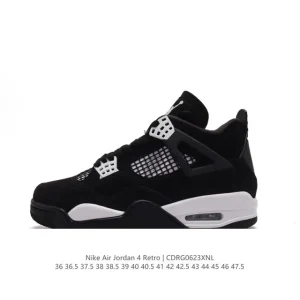 Nike Air Jordan 4 Retro OG Black Cement Men's Basketball Shoes