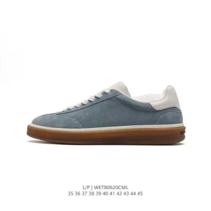 Loro Piana Soft Suede Leather Sneakers for Men