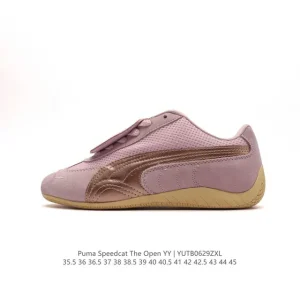 Puma Speedcat OPEN YY Collaboration Sneakers Pink Brown Suede Mesh