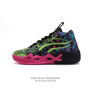 PUMA MB.04 Men's Basketball Shoes - Blood Themed Mid-Top Performance
