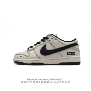Supreme x Nike Dunk Low Skateboard Shoes Limited Edition