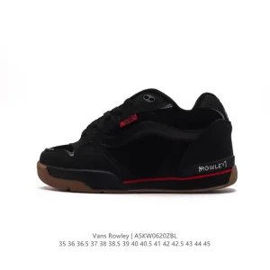 Dime x Vans Rowley XLT Black Y2K Collaboration Skate Shoes