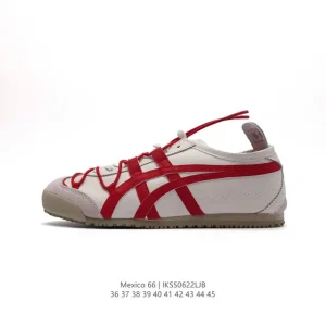 ASICS Onitsuka Tiger Mexico 66 Classic Retro Leather Sneakers