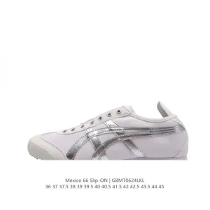 ASICS Onitsuka Tiger Mexico 66 Classic Retro Canvas Sneakers for Men and Women