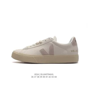 Veja Esplar Low-Top White Leather Sneakers for Men and Women